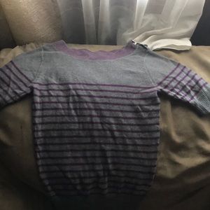 Gray and purple top!